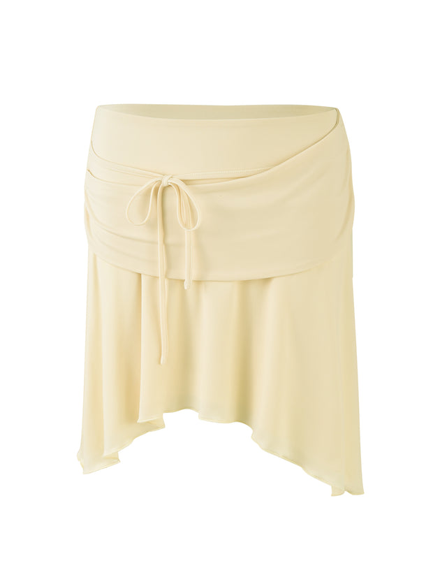 PEARL SKIRT - YELLOW : PALE LEMON : BUTTER