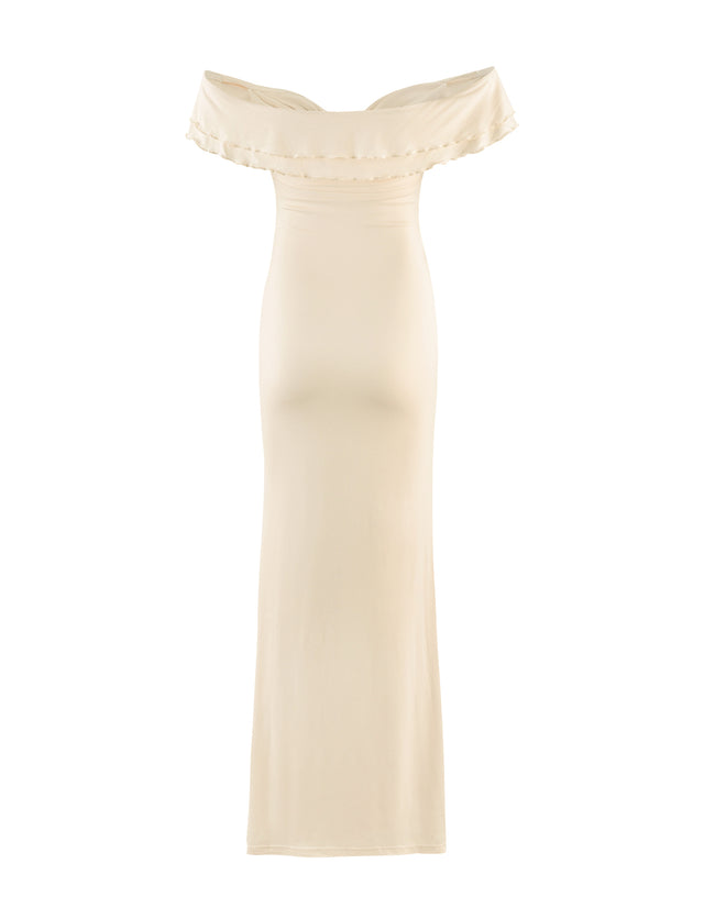 DENALI MAXI DRESS - WHITE : BONE