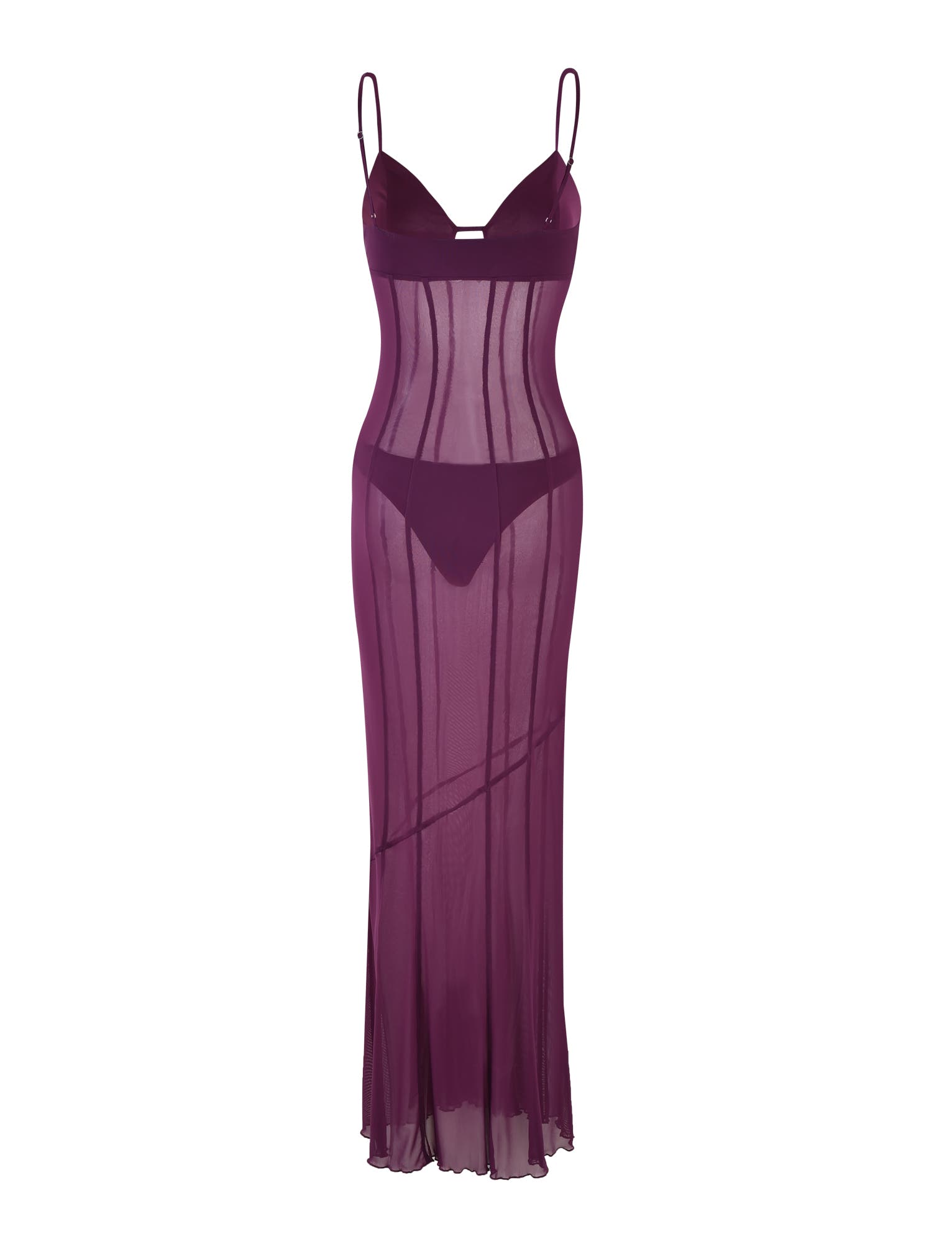 KAIDA DRESS - PURPLE : PLUM : AUBERGINE