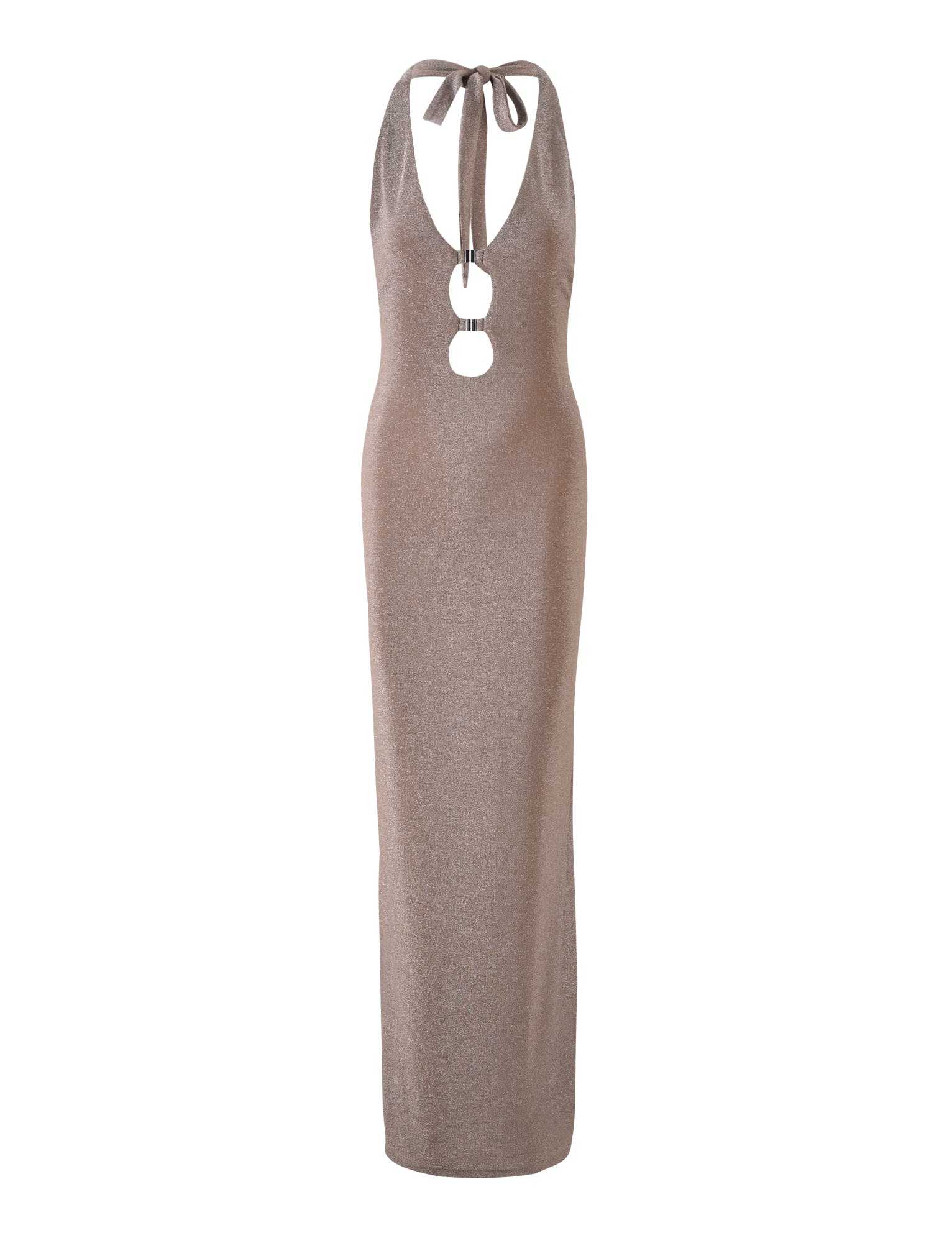 AKASHIA DRESS - BEIGE : BEIGE SHIMMER