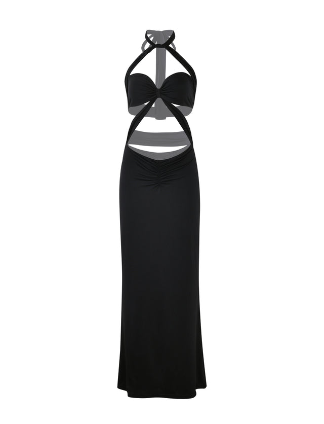 TAMSIN MAXI DRESS - BLACK