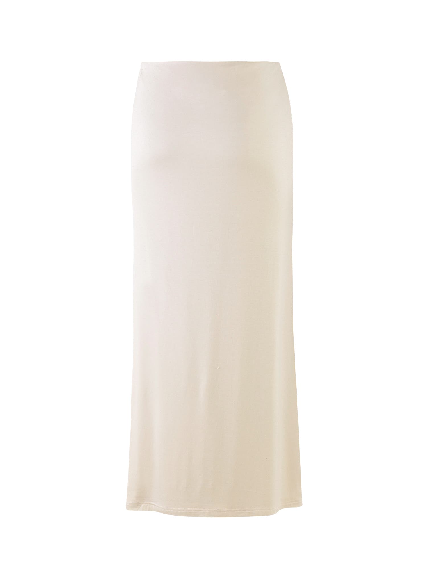 KAROLINA JERSEY SKIRT - WHITE : OFF WHITE : IVORY