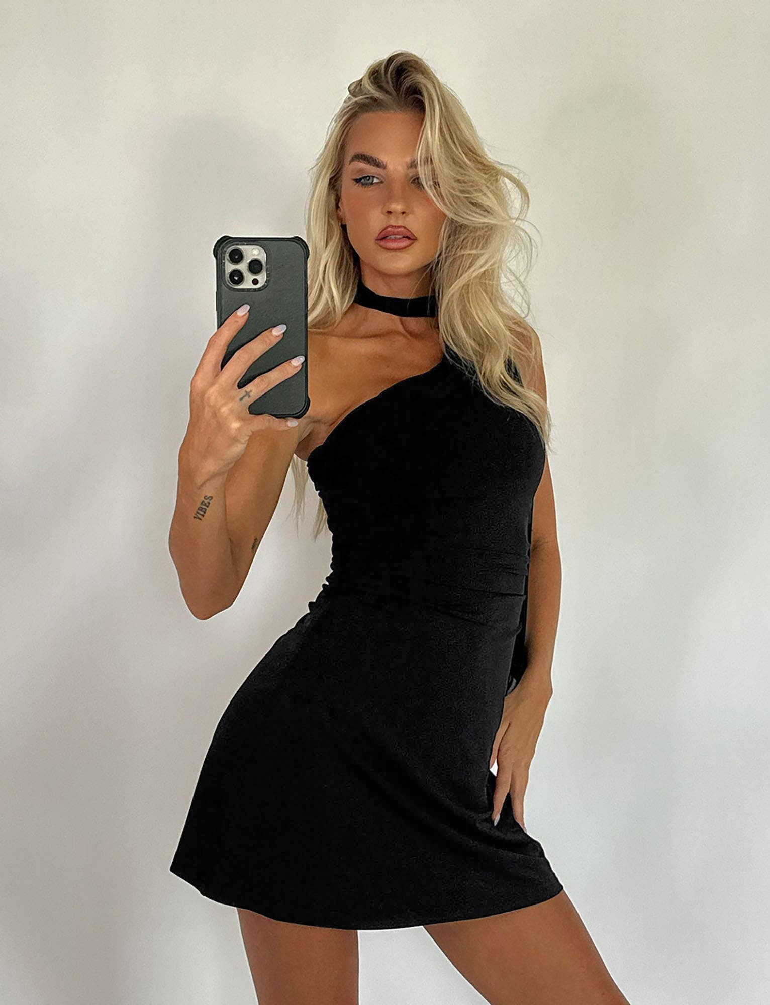 ALLIRA DRESS - BLACK