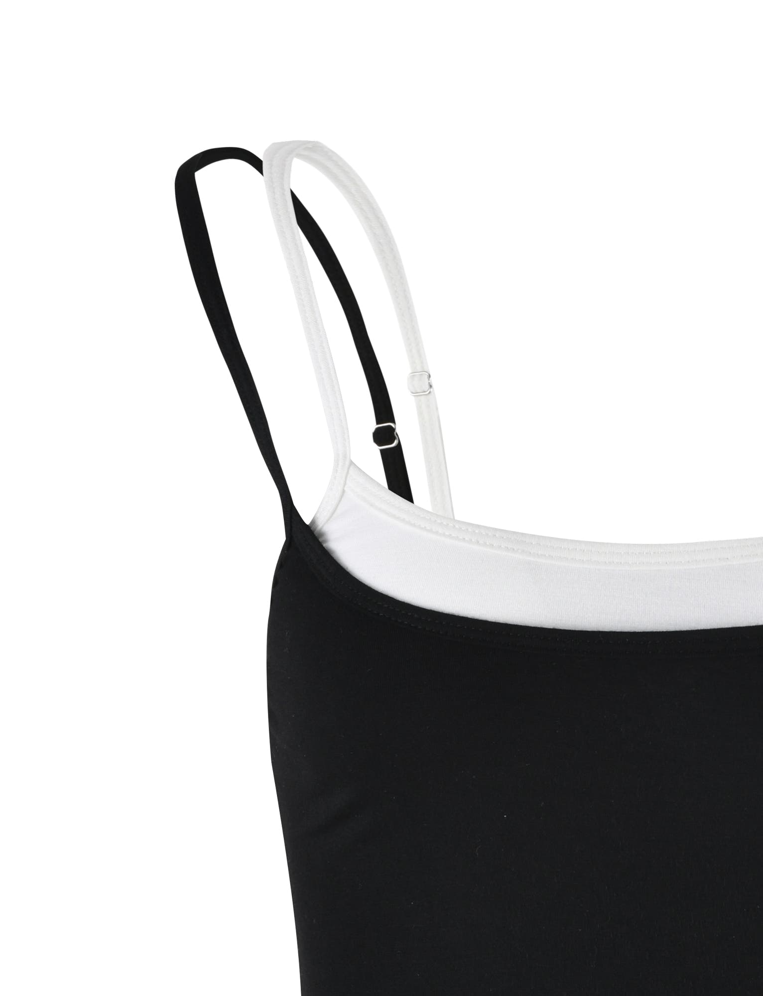 ADAIR TOP - BLACK : BLACK/WHITE