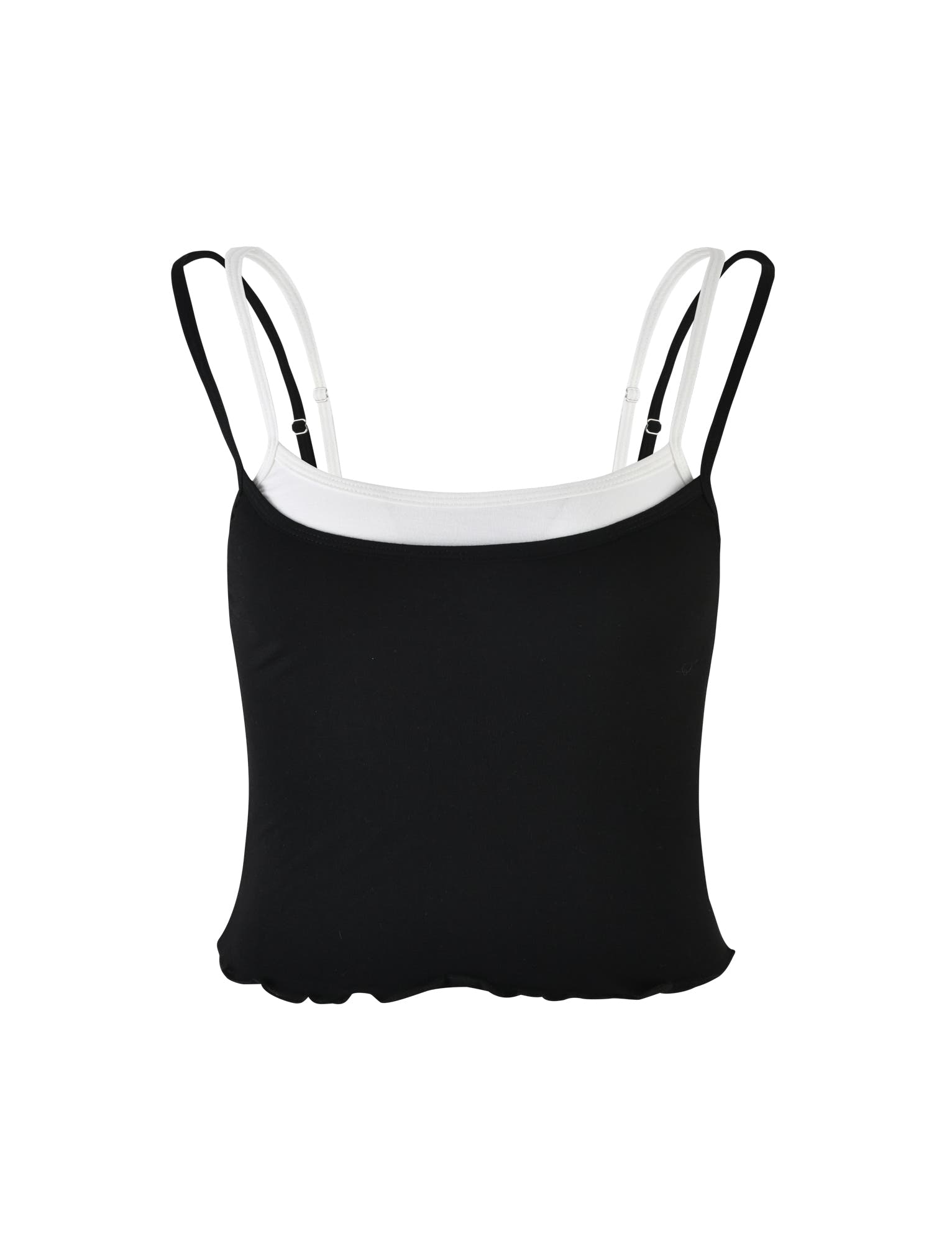 ADAIR TOP - BLACK : BLACK/WHITE