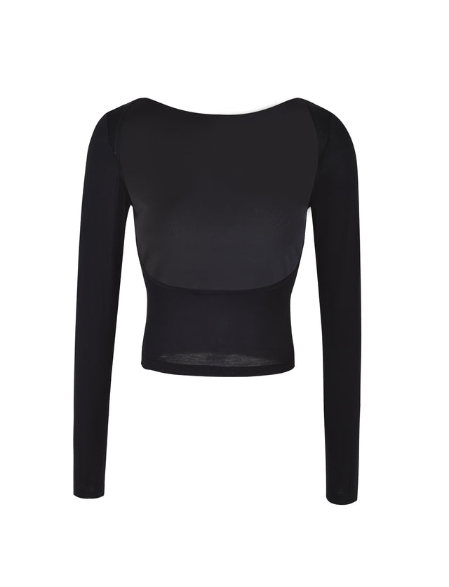 QUINNELL TOP - BLACK