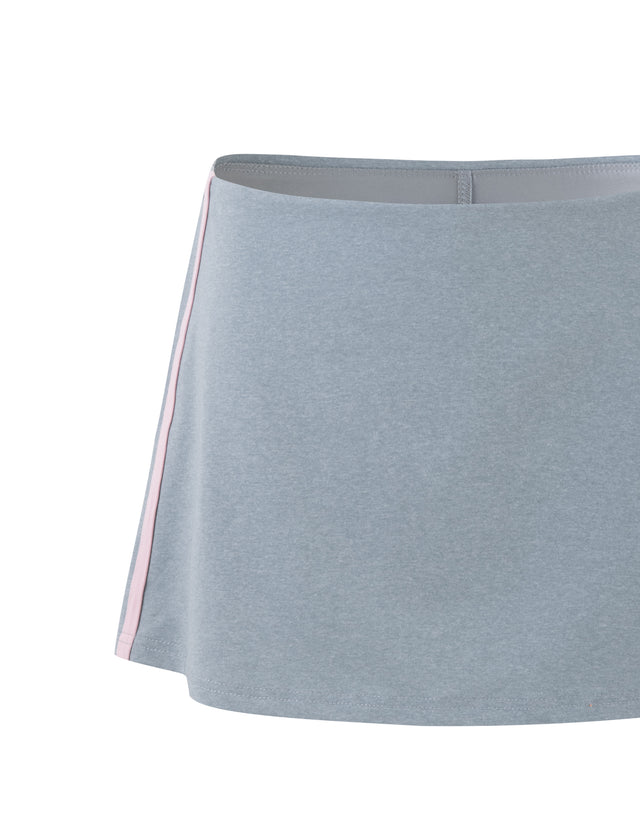 ELESSAR SKORT - GREY : GREY MARLE