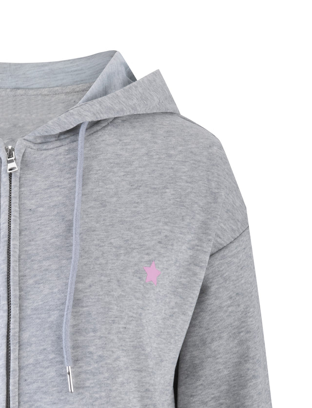 ALISH HOODIE - GREY : GREY MARLE