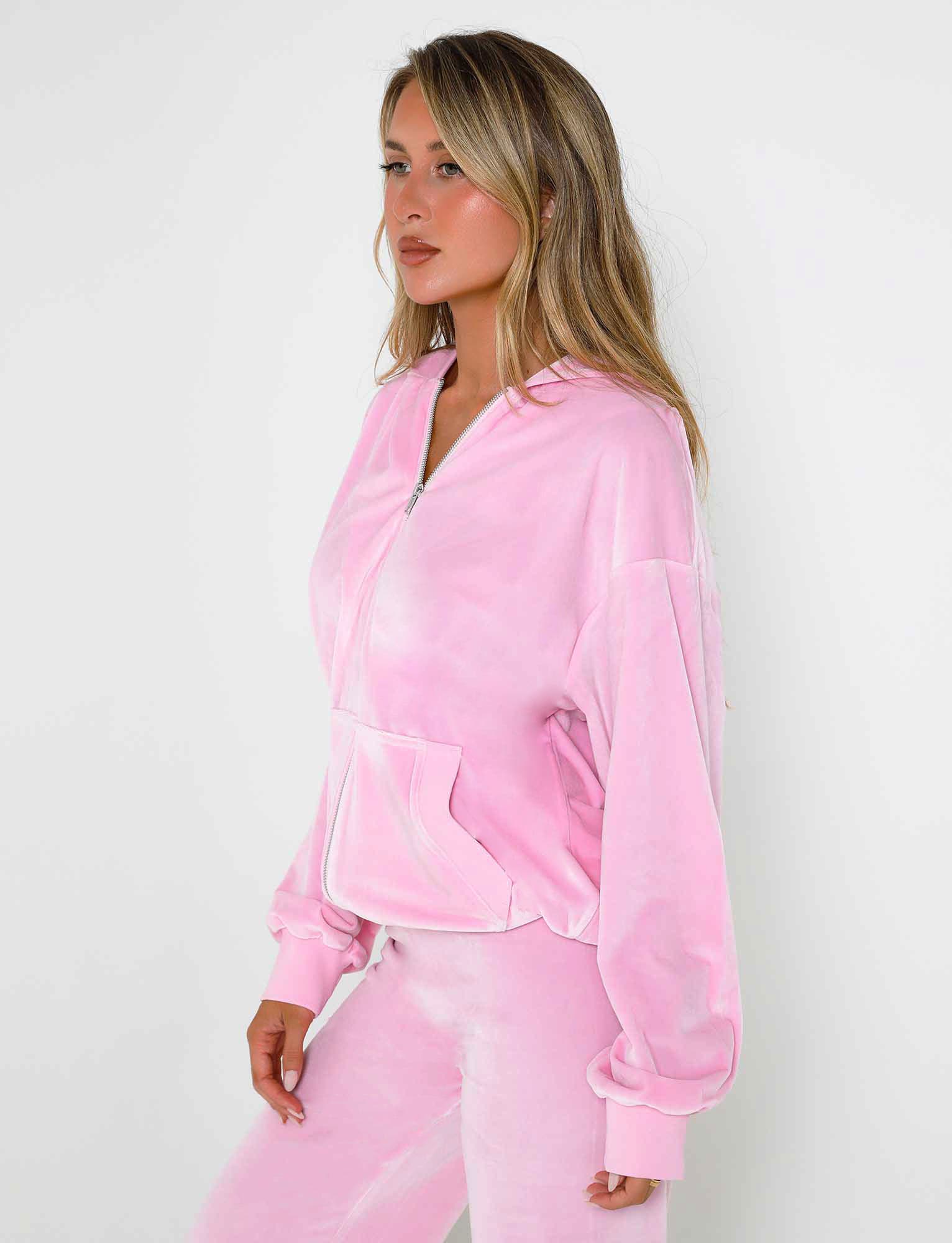 ERICKA HOODIE - PINK : BABY PINK