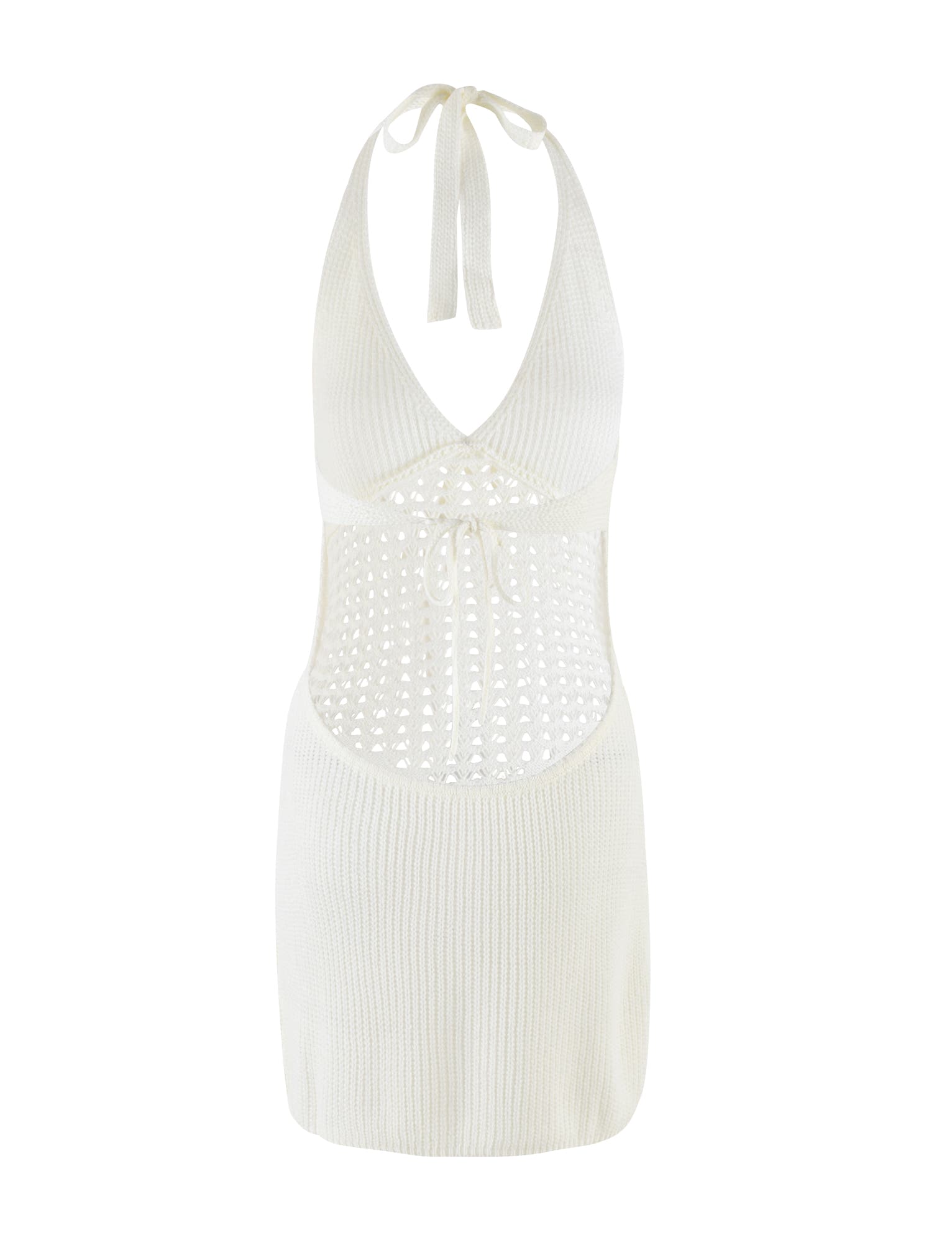 DELTA MINI DRESS - WHITE