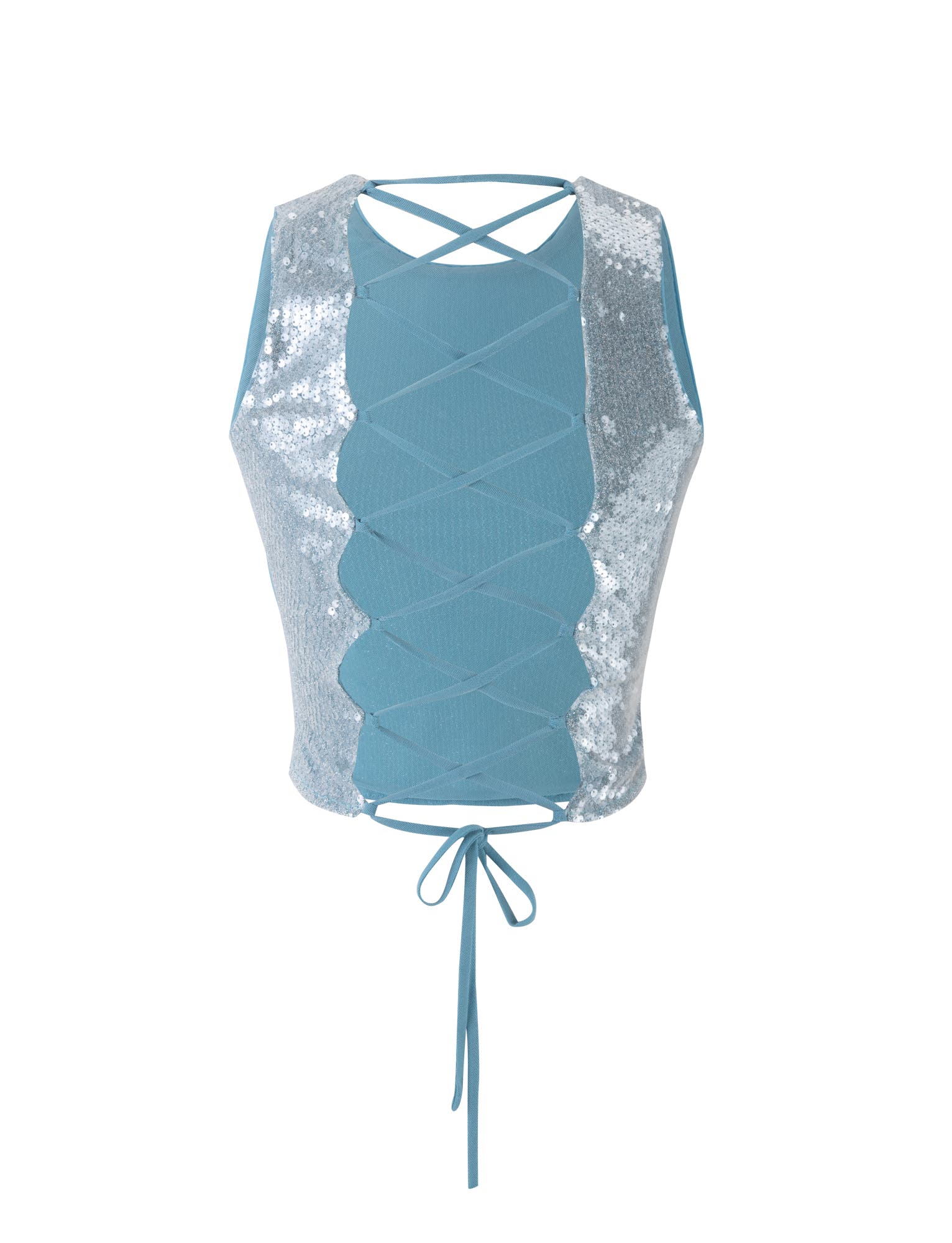 ILYANA TOP - BLUE : POWDER BLUE