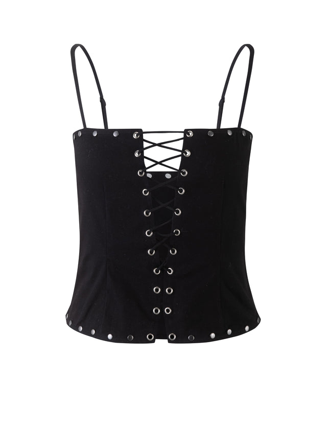 KERI TOP - BLACK