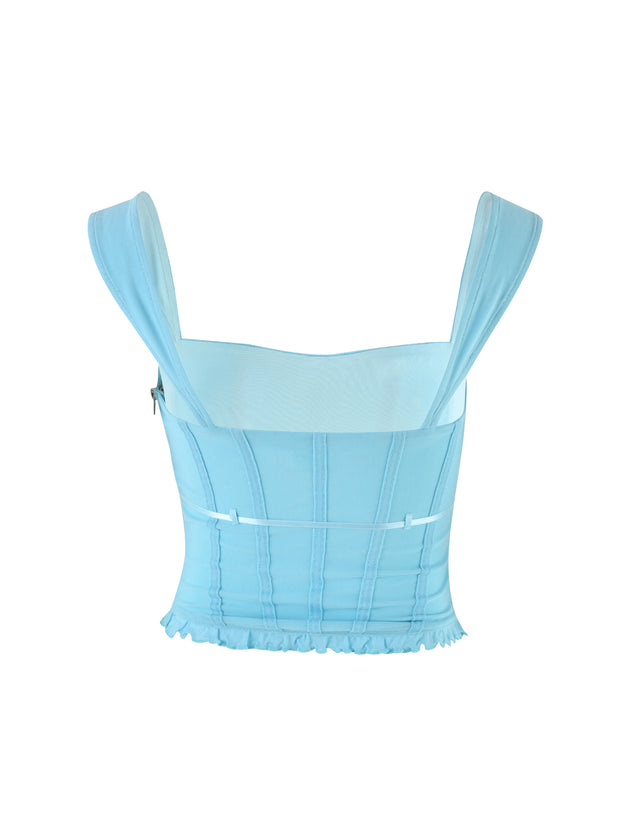 ELARA TOP - BLUE : BABY BLUE