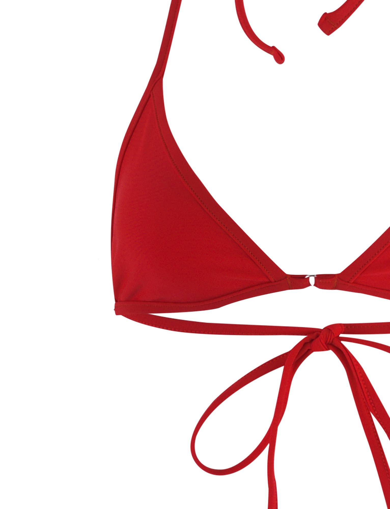 DIANA BIKINI TOP - RED : RED/WHITE