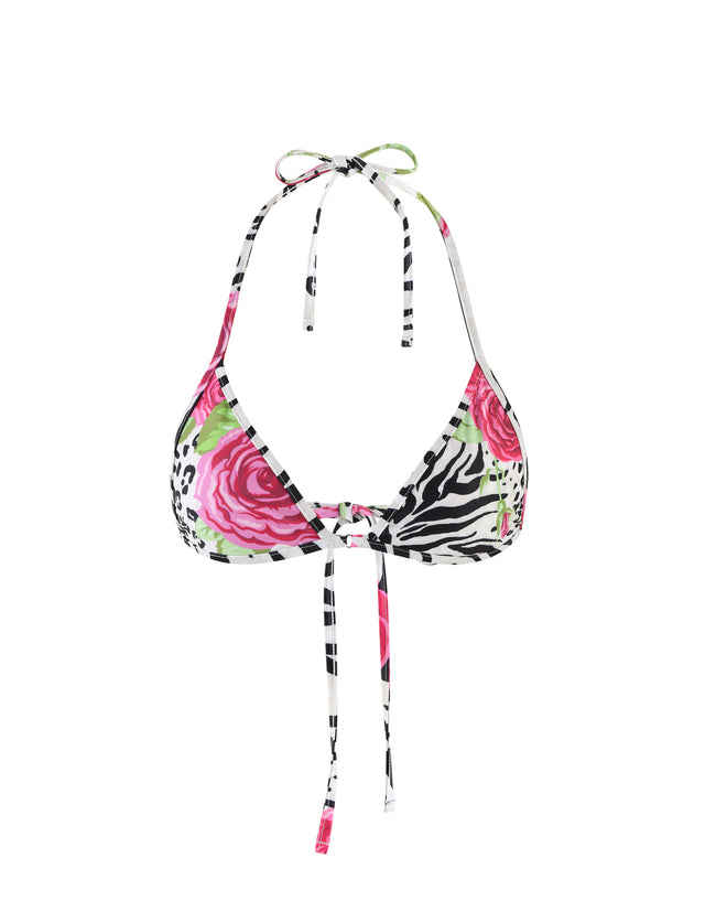 DIANA BIKINI TOP - MULTI : ZEBRA