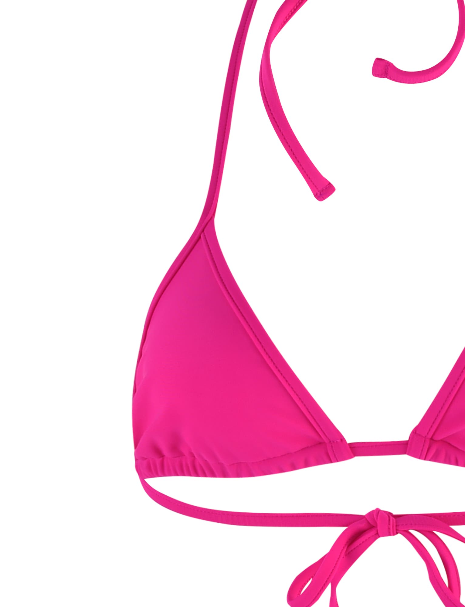 LULA BIKINI TOP - PINK : HOT PINK