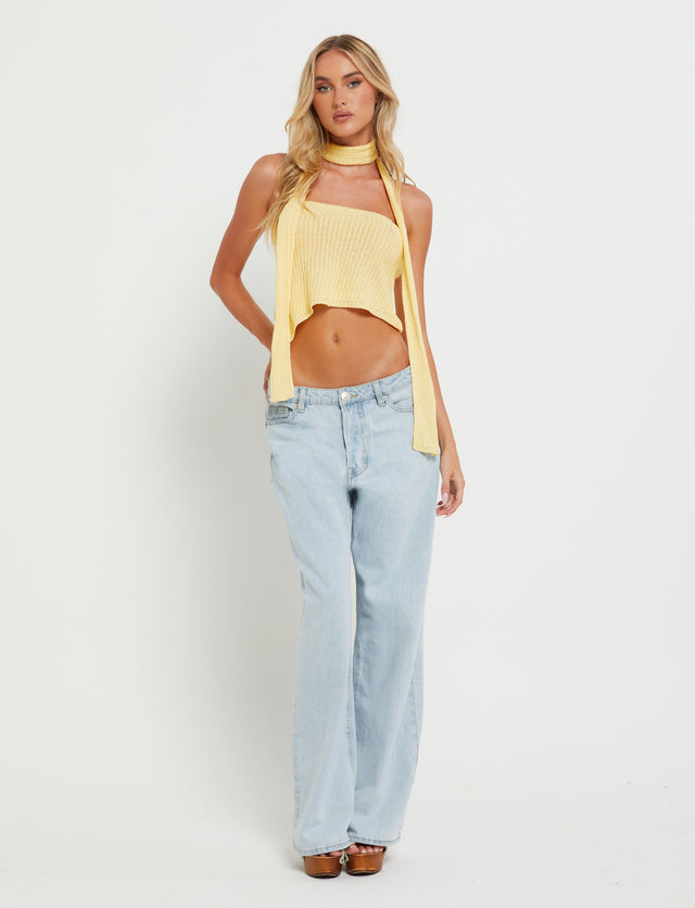 MORAI TOP - YELLOW : LEMON