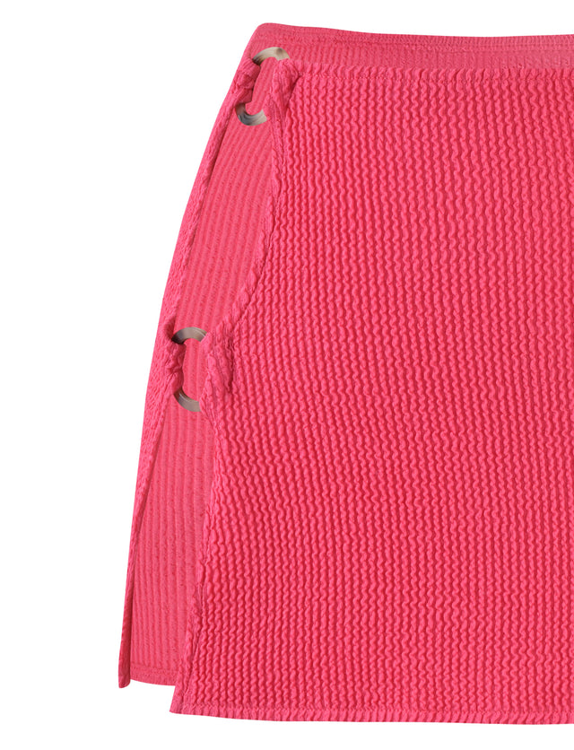 NEERA MINI SKIRT - PINK : HOT PINK : FUCHSIA