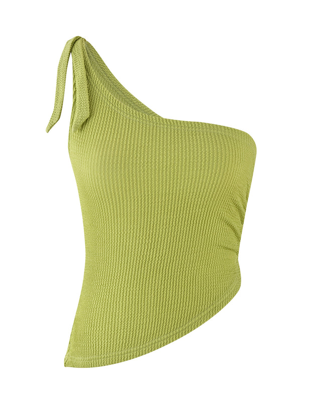 DEANNA TOP - GREEN : LIME GREEN