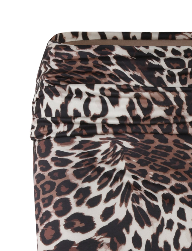 CYNTHIA MAXI SKIRT - MULTI : LEOPARD