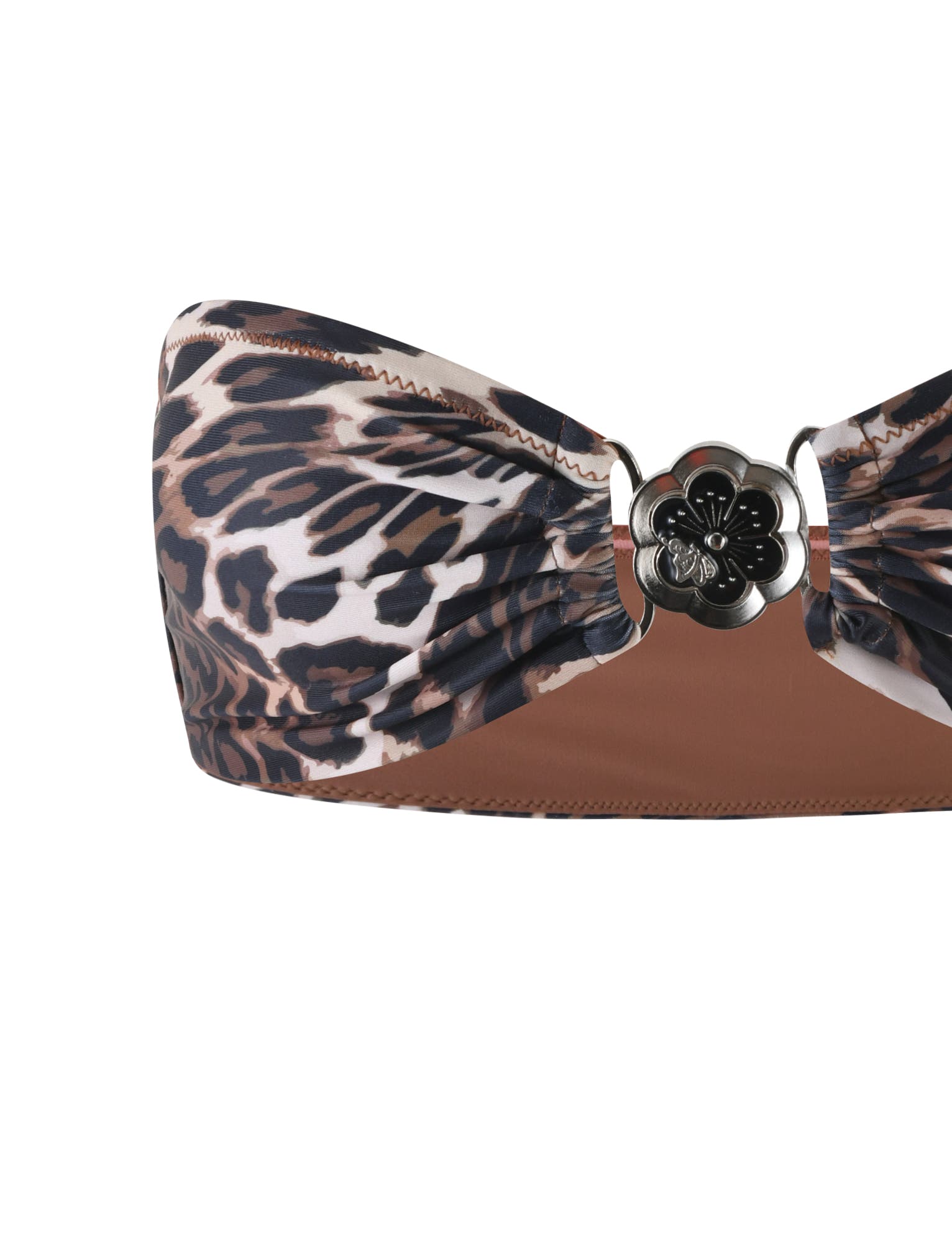 CYNTHIA BIKINI TOP - MULTI : LEOPARD