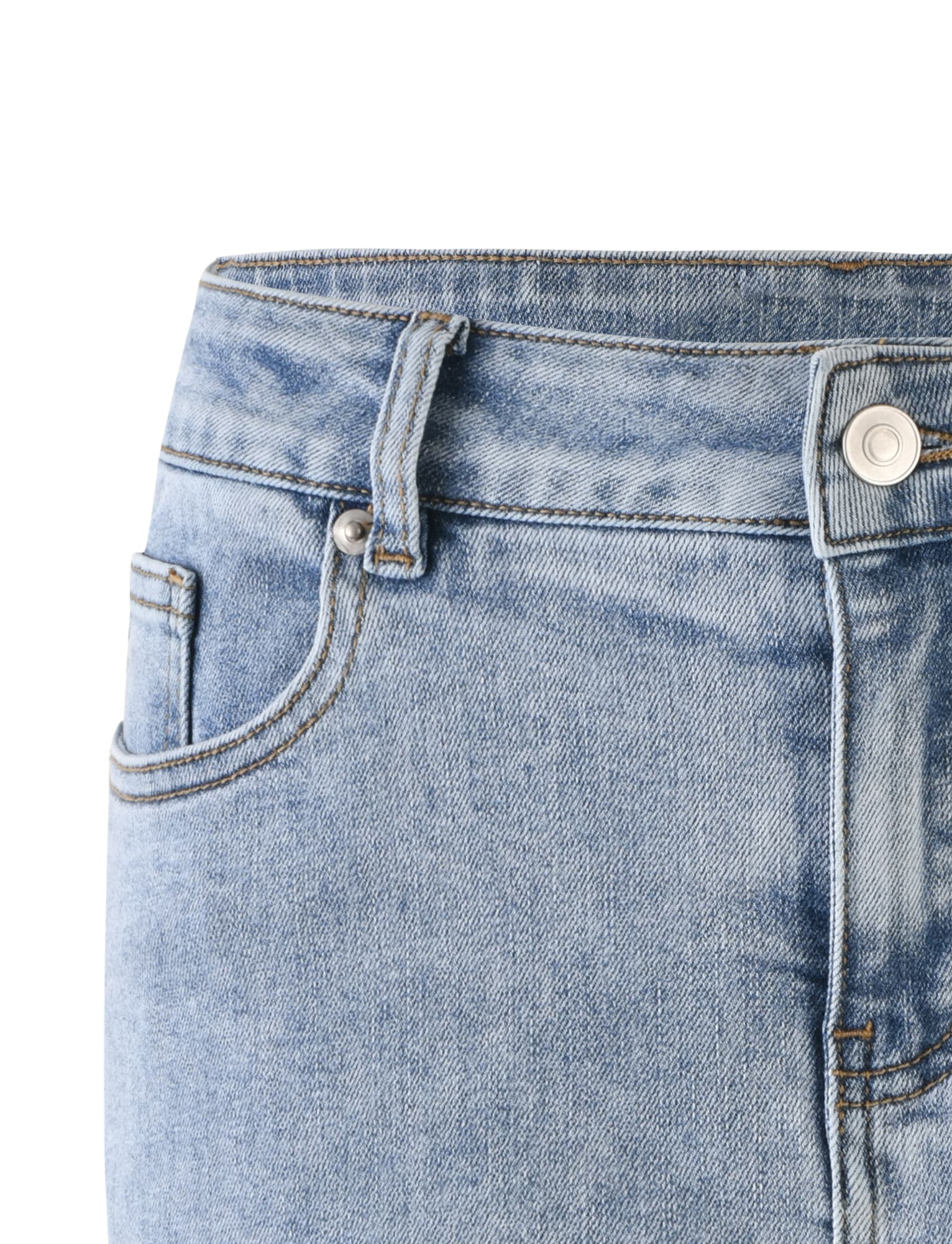 TATYANA MINI SKORT - BLUE : LIGHT WASH : LIGHT DENIM