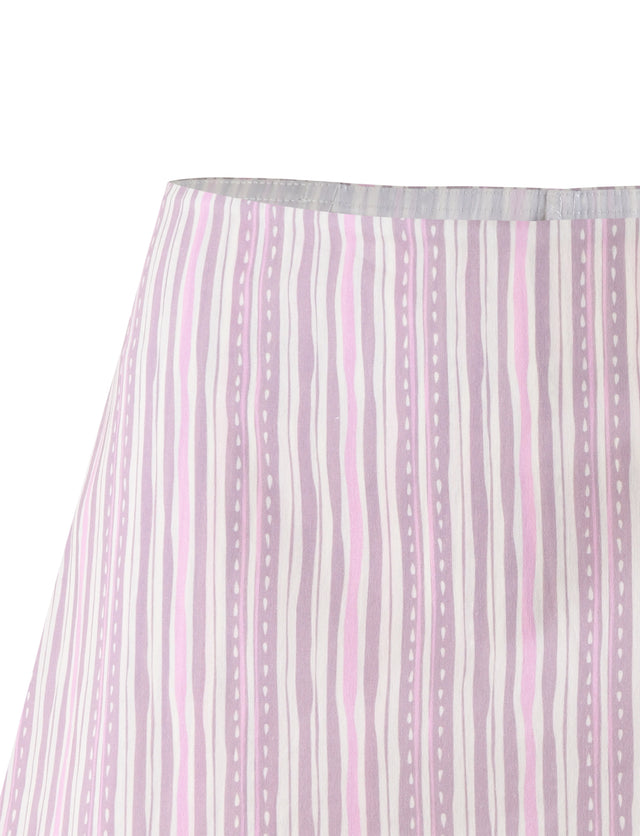 LILIOSA SKORT - PINK : PINK PINSTRIPE