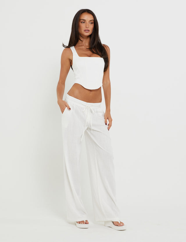 AIDEN PANT - WHITE