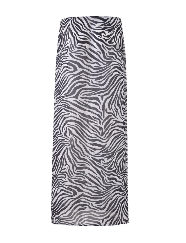 AYESHA SKIRT - BLACK : ZEBRA