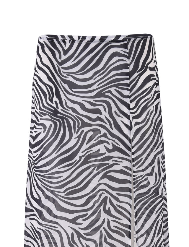 AYESHA SKIRT - BLACK : ZEBRA