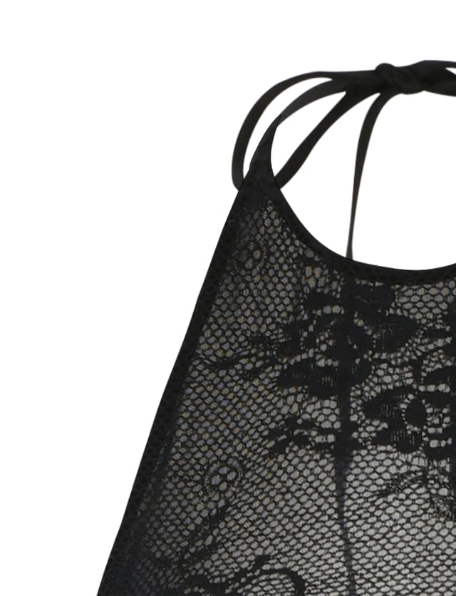 LUCIA DRESS - BLACK : LACE