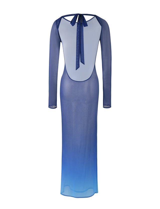 MEILANI DRESS - BLUE : OMBRE