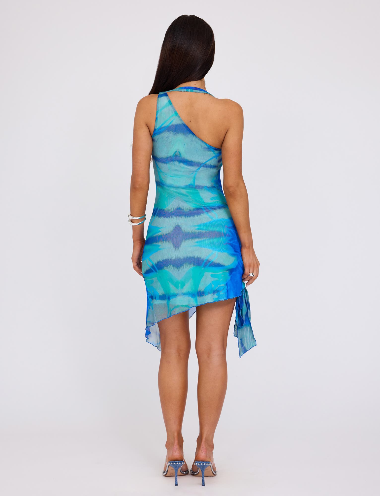 TENLEY DRESS - MULTI : ABSTRACT TIE DYE