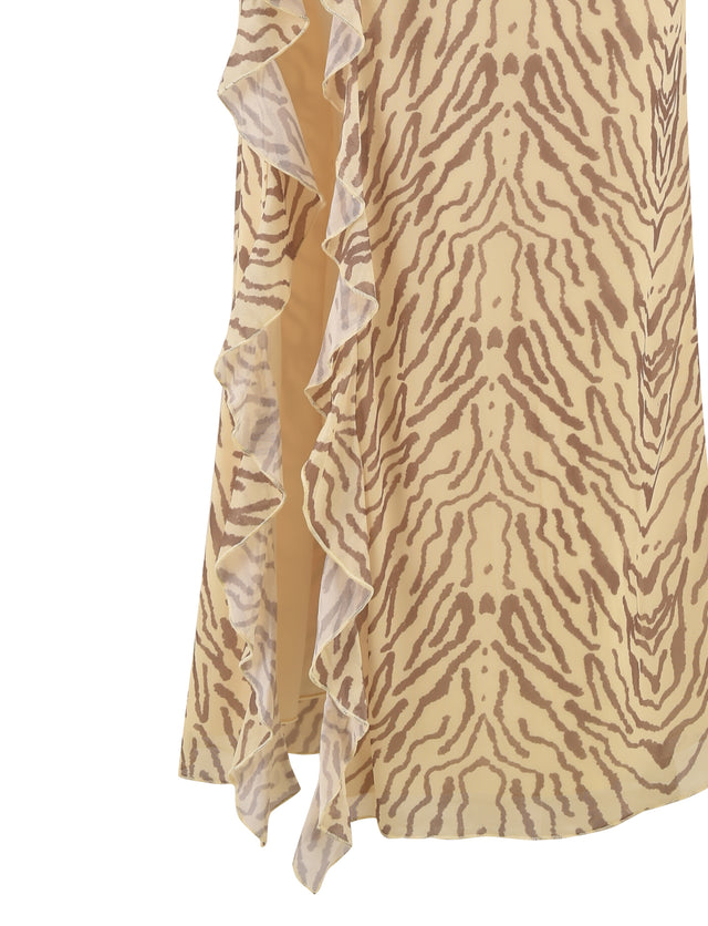 RUMER SKIRT - YELLOW : ZEBRA