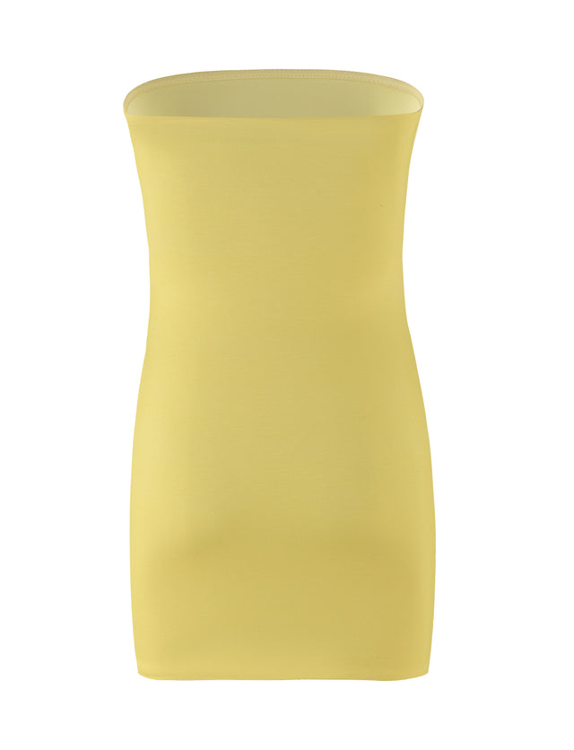 AMBROSE DRESS - YELLOW : BUTTER