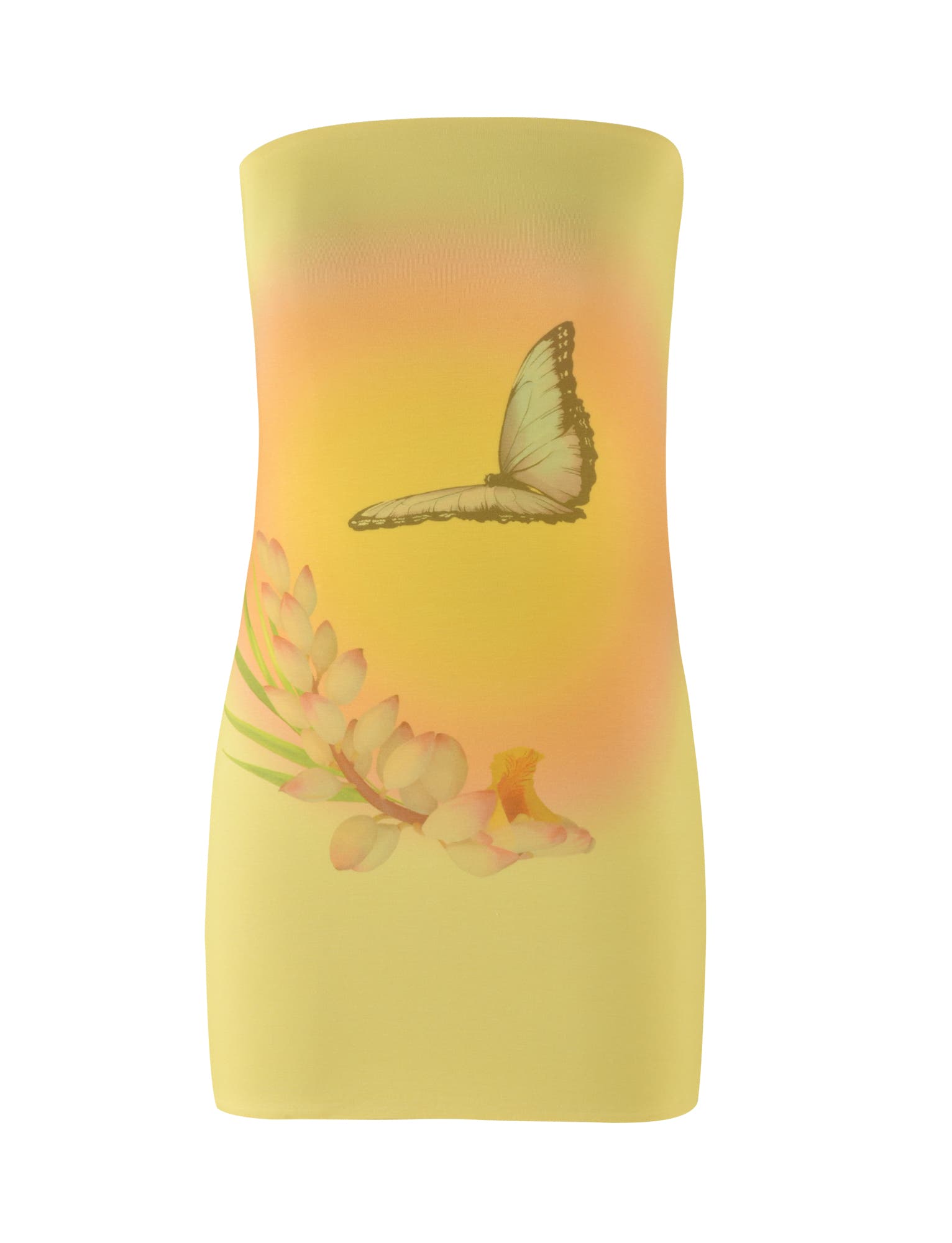 AMBROSE DRESS - YELLOW : BUTTER