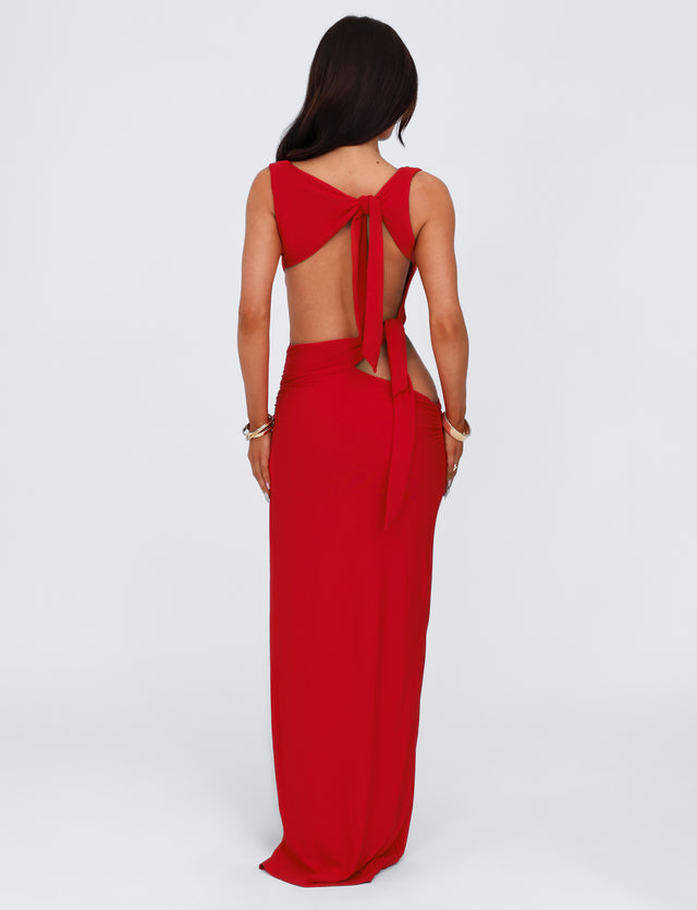 CASPIAN DRESS - RED