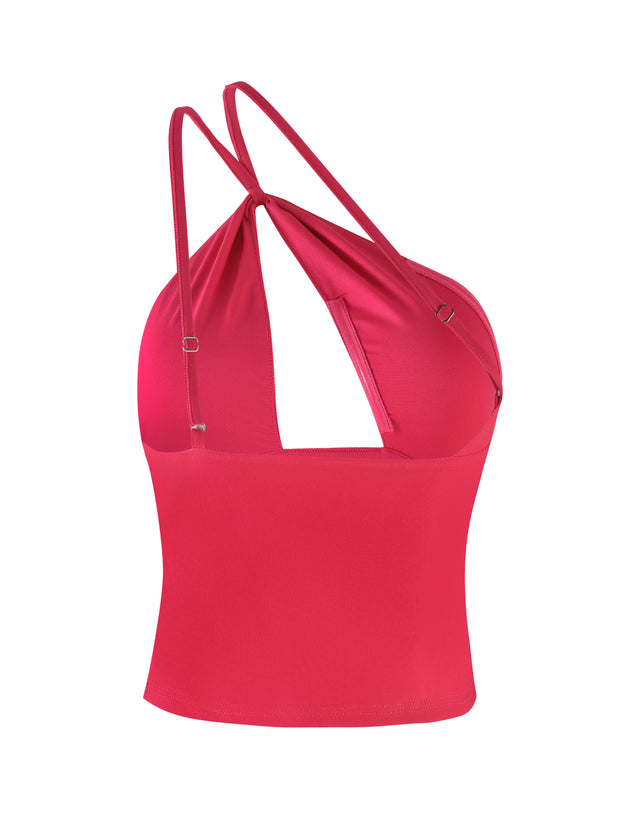 ACADIA TOP - PINK : HOT PINK