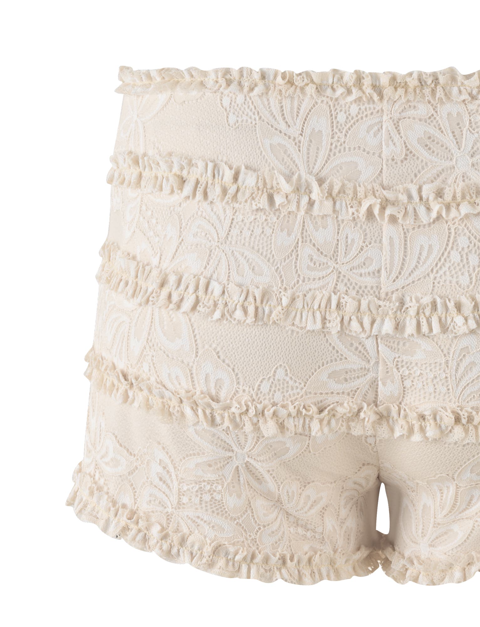 ANELISA SHORT - WHITE : LACE