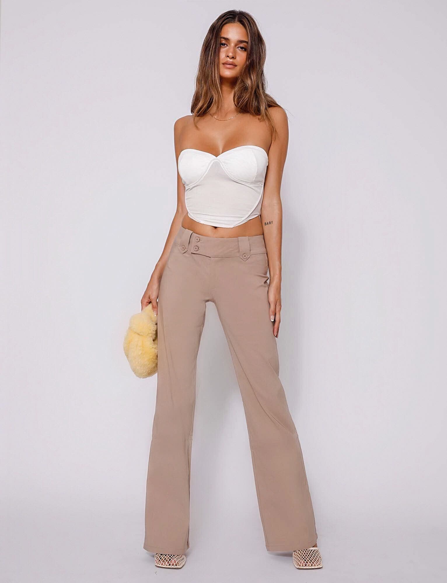 KITTIE PANT - TAUPE