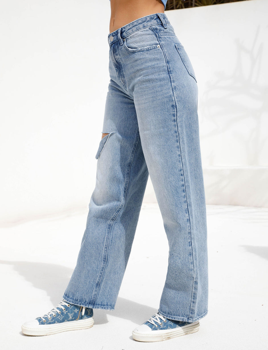 Buy Our RIOT JEANS in BLUE Online Today! - Tiger Mist