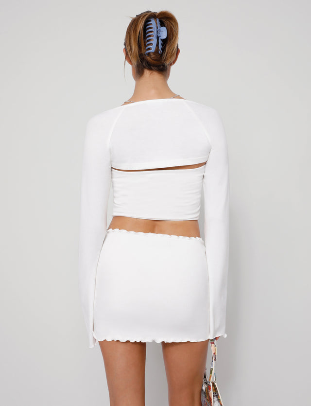 SOPH TWO PIECE TOP - WHITE