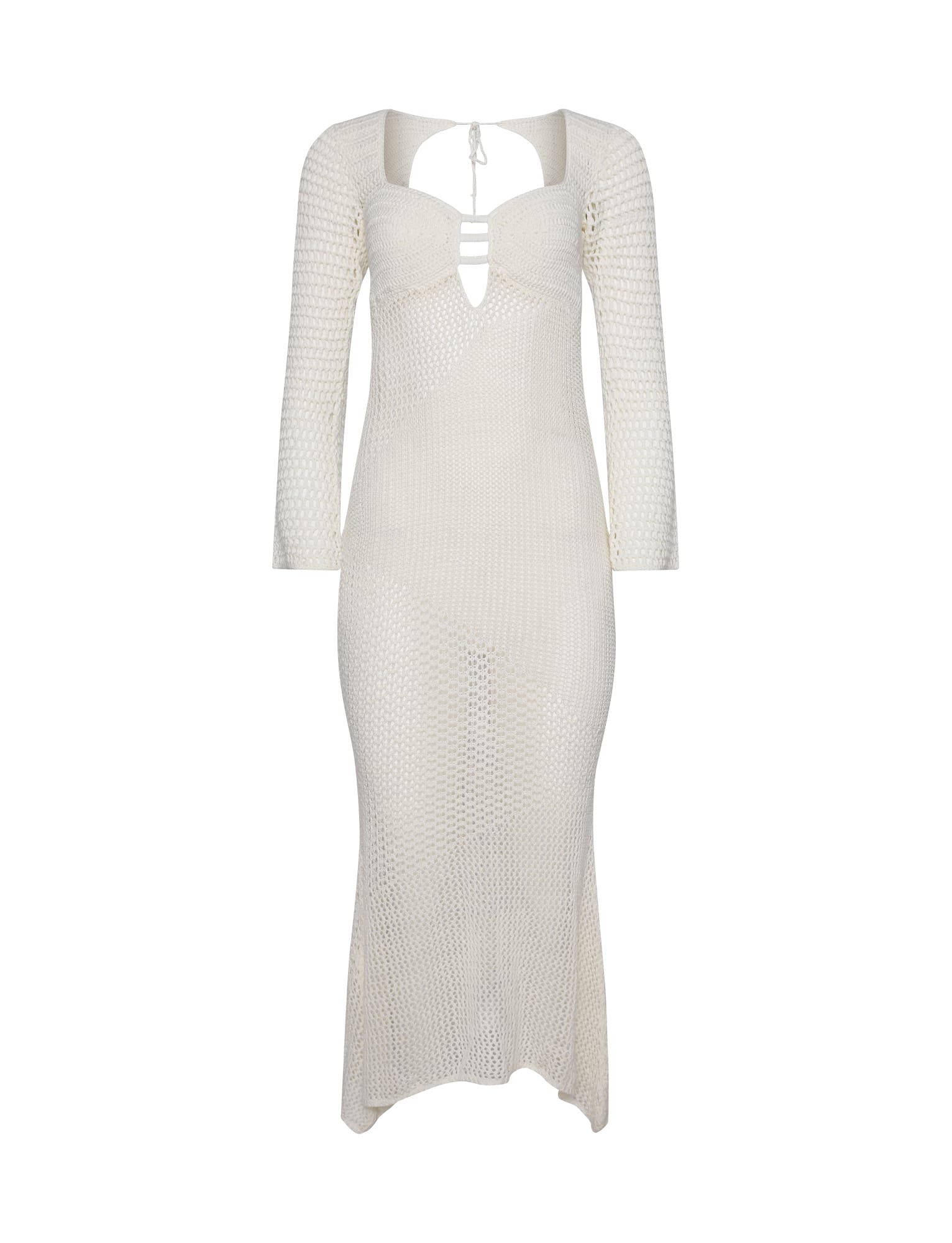 MACAULEY DRESS - WHITE : CREAM