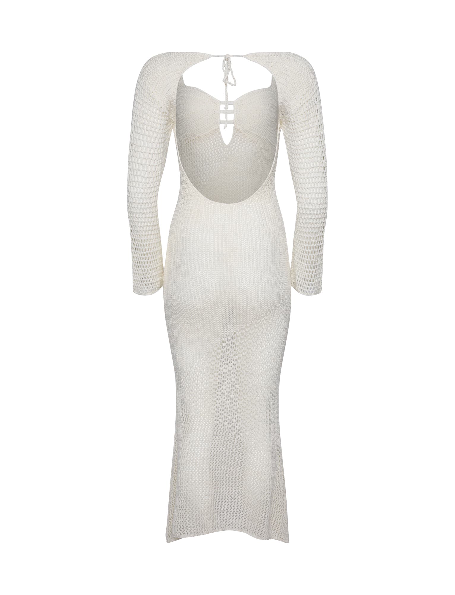 MACAULEY DRESS - WHITE : CREAM