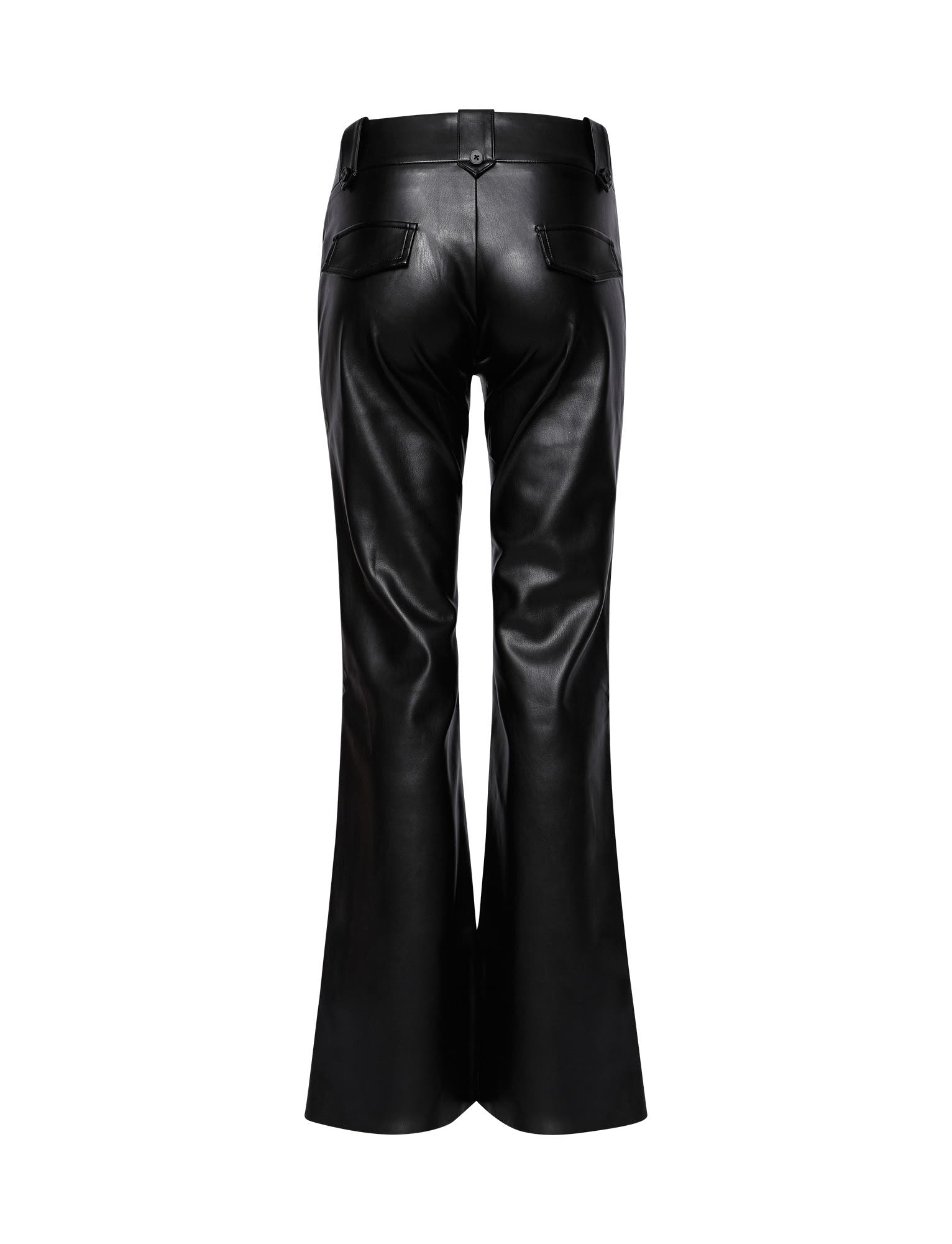 KITTIE PU PANT - BLACK