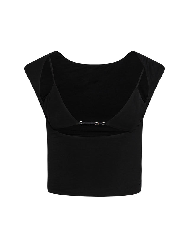 CHRISTY TOP - BLACK