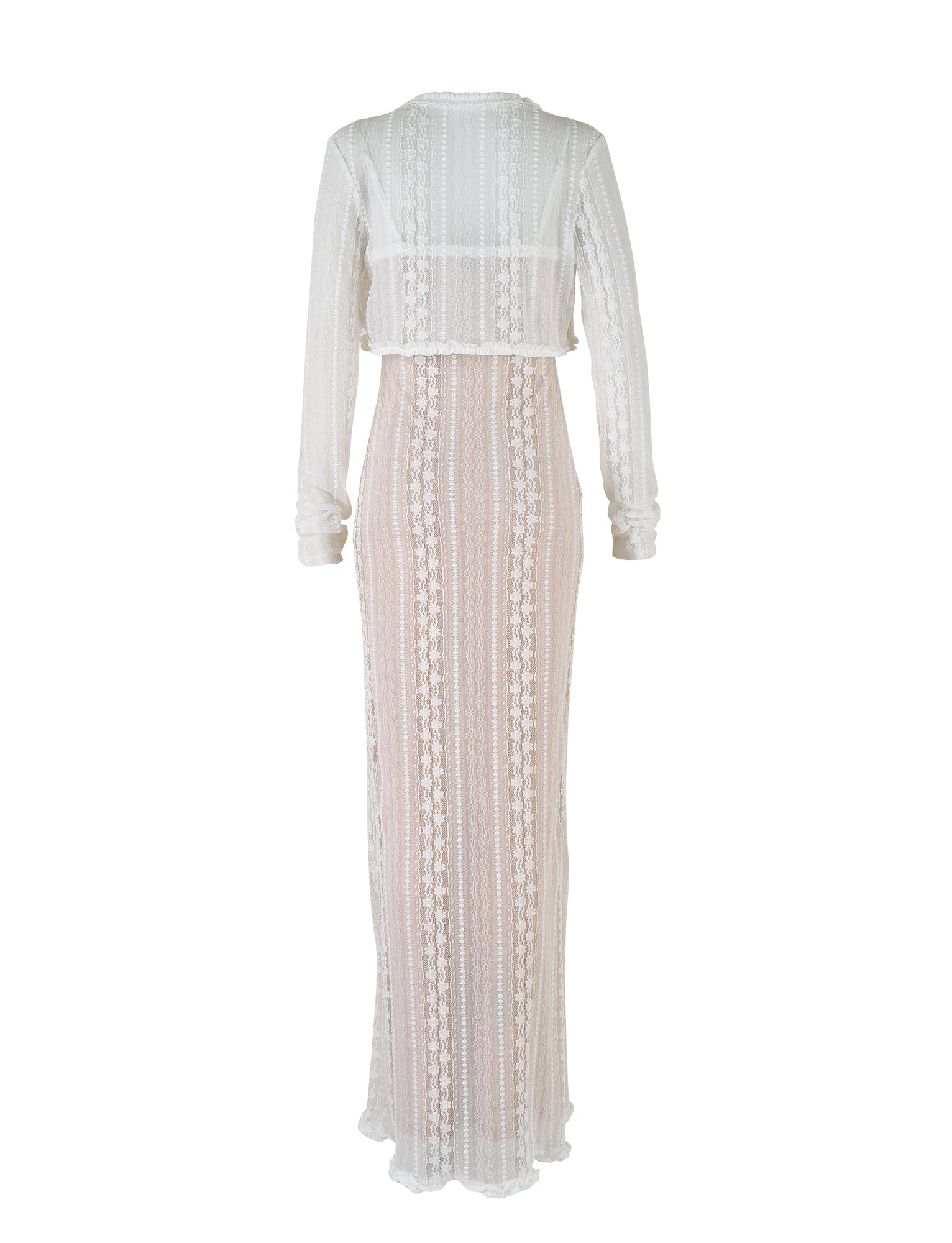 SOPHA TWO PIECE MAXI DRESS - WHITE