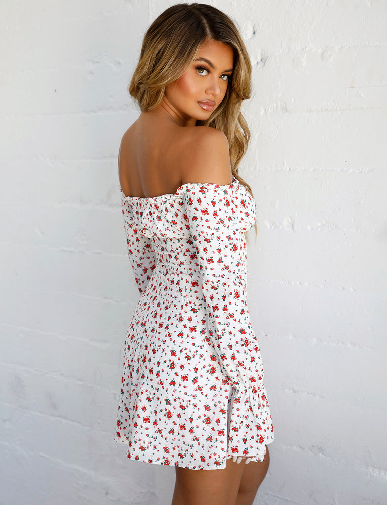 Buy Our Louisiana Dress in White Floral Online Today! - Tiger Mist