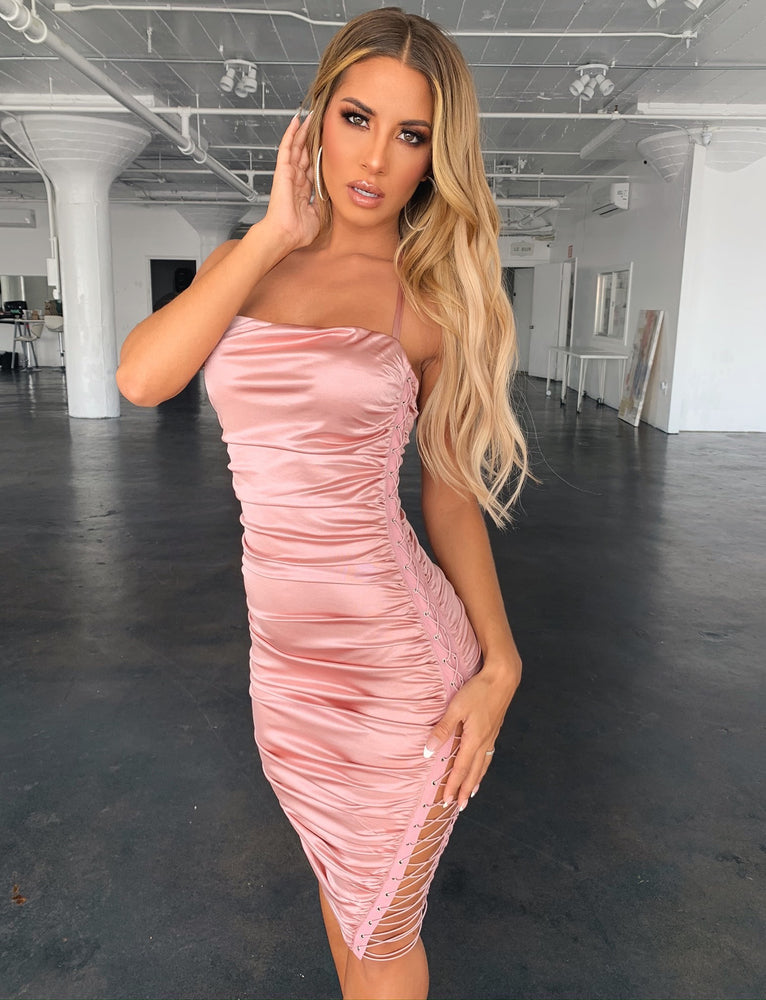 tiger mist pink dress