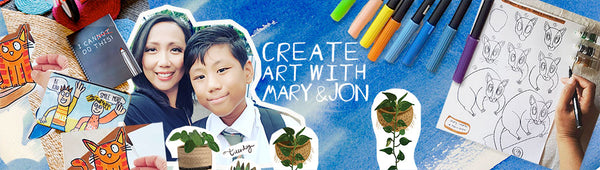 Create art with Mary and Jon